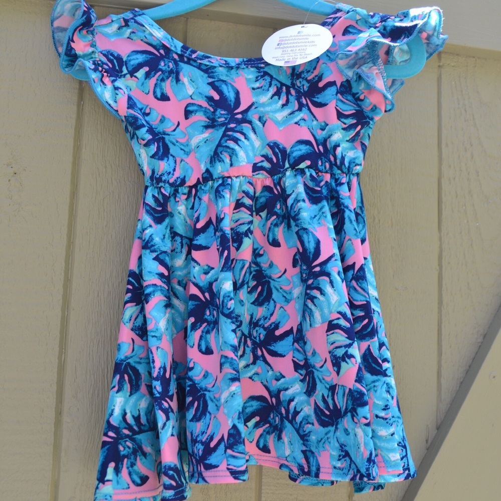 6/12m ruffle sleeve dress
